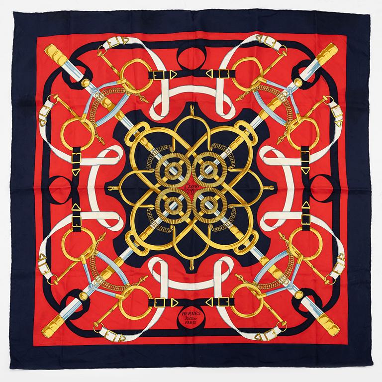 Hermès, scarf, "Eperon d'Or".