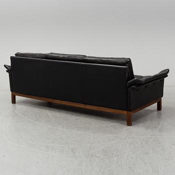 A 'Kardinal' leather sofa, IKEA, 1960/70s.