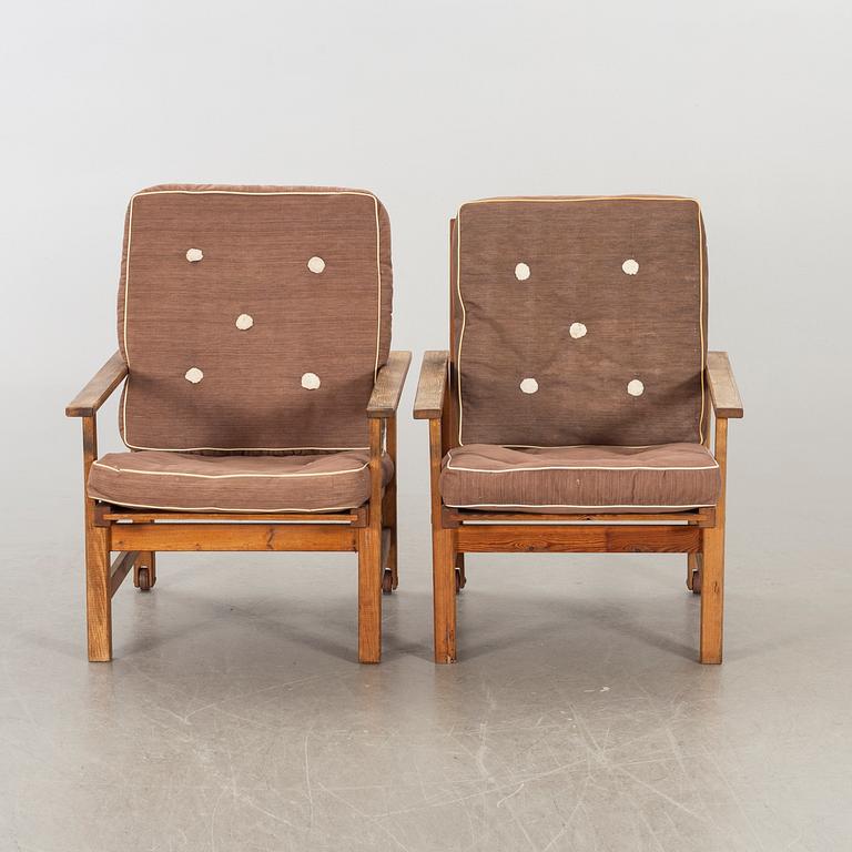 A pair of garden armcahirs, Elsa Stackelberg for Fri Form.