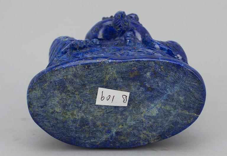 SKULPTUR,  Lapis-lazuli, Indien.