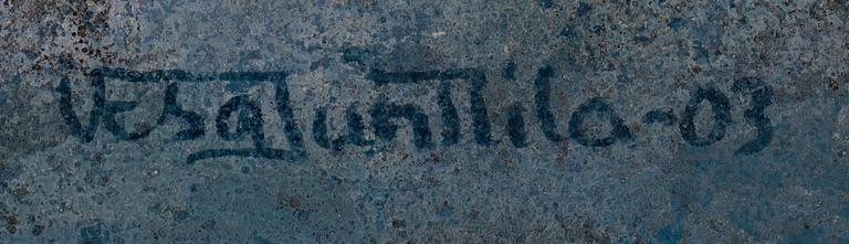 VESA JUNTTILA, olja på duk, signerad och daterad -03.