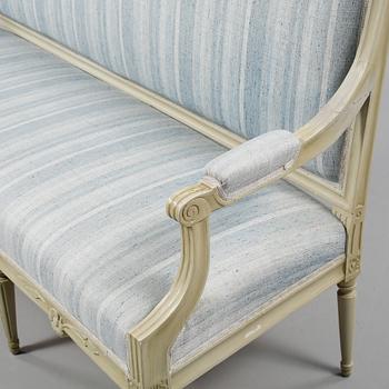 SOFFA, gustaviansk, omkring år 1800.