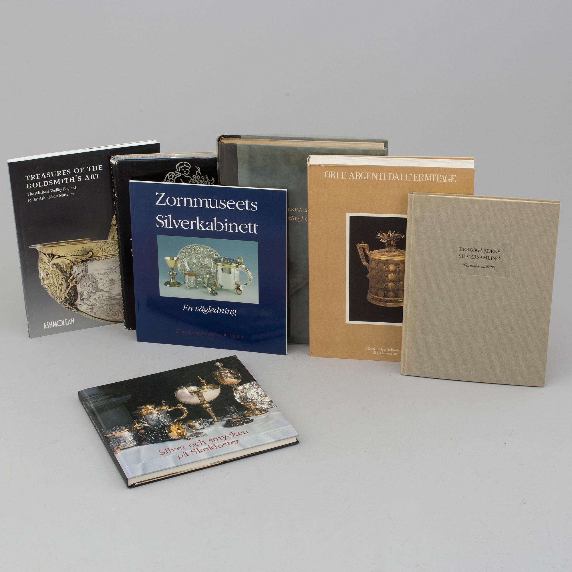 BÖCKER, 7 vol. Silverlitteratur.