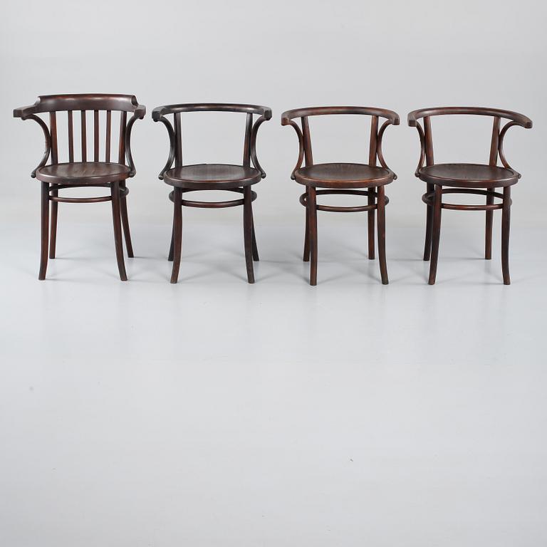 KARMSTOLAR, 4 st, Mellaneuropa, 1900-talets första hälft.