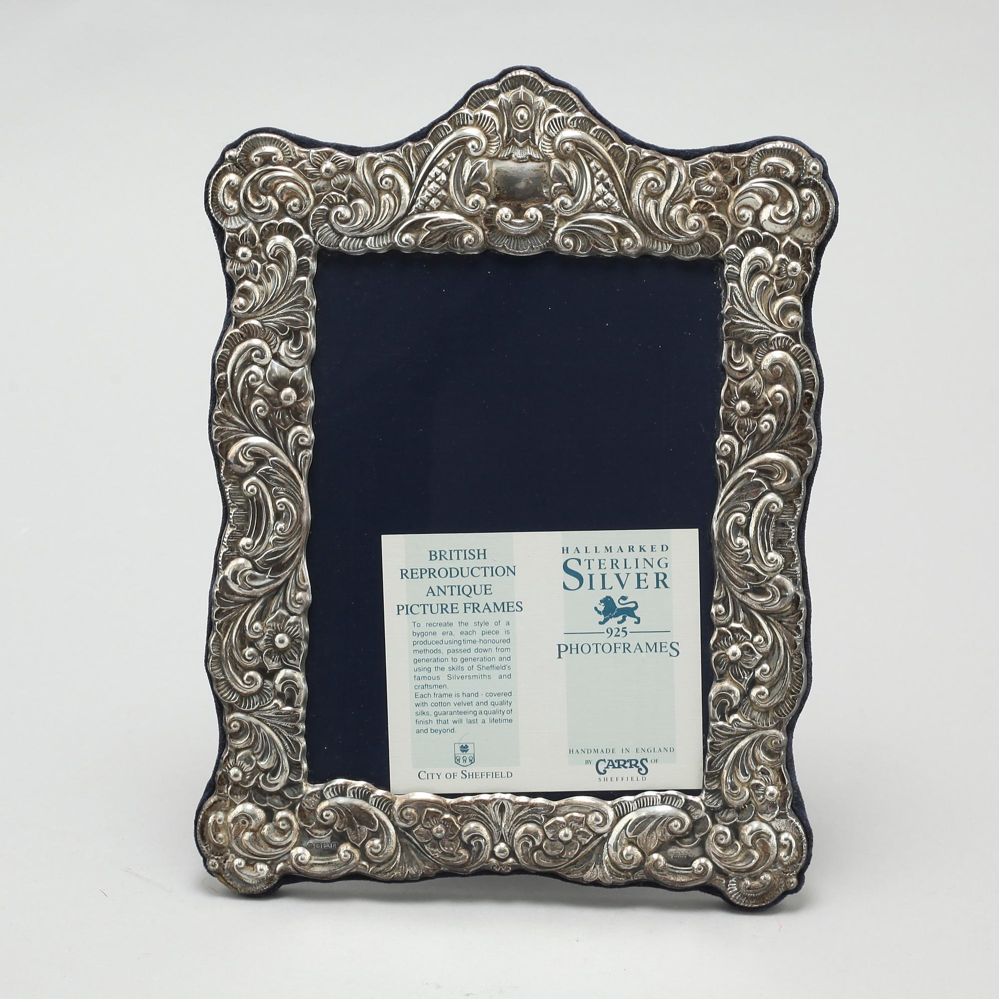 CARRS OF SHEFFIELD, fotoram, silver, 1991.