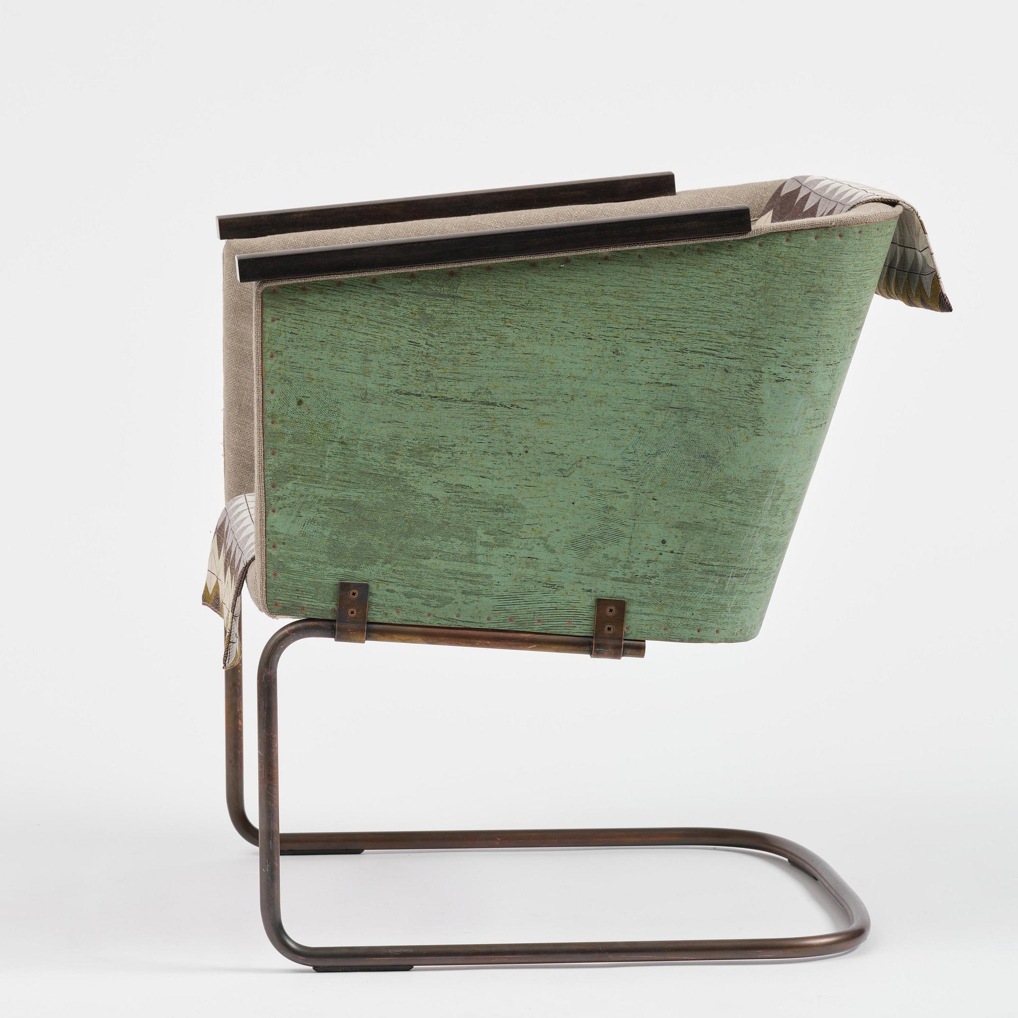 Mats Theselius, an "Hommage à Sigurd Lewerentz" armchair, ed. EA 3/6, Källemo, Värnamo, post 2012.