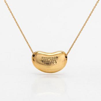 Tiffany & Co, Elsa Peretti, an 18K gold 'Bean' necklace.