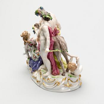 FIGURIN, porslin Meissen, sent 1800 - tidigt 1900-tal.