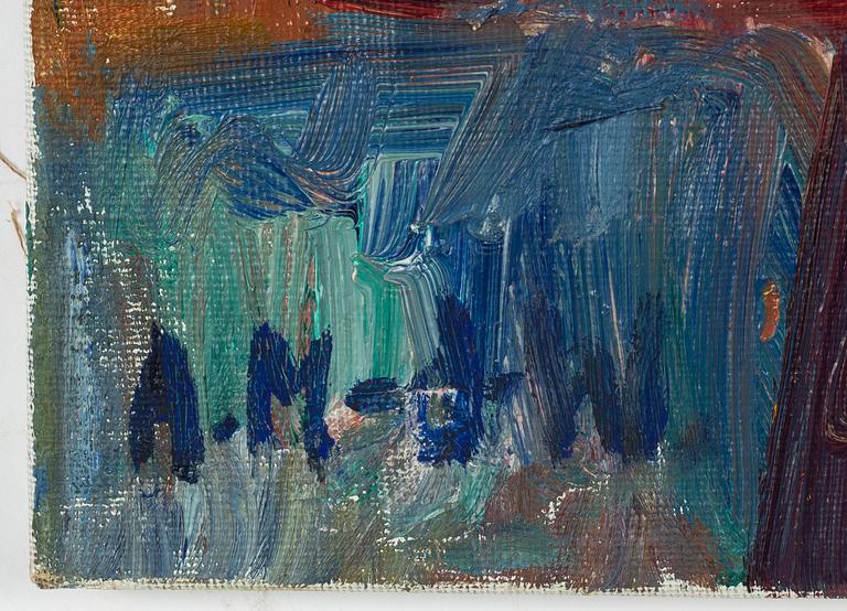 Astrid Munthe-de Wolfe, olja på duk, signerad.
