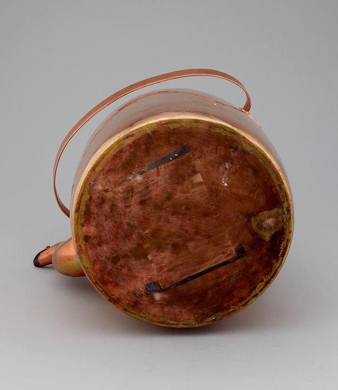 KAFFEPANNA, koppar, 1800-tal.