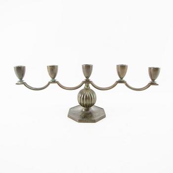 GAB, candelabras two pcs Swedish Grace, Stockholm 1930s.