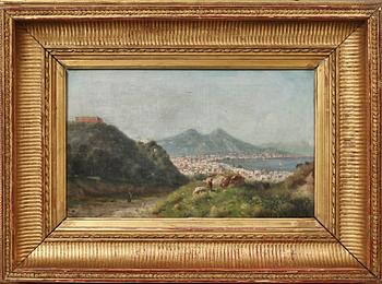 OKÄND KONSTNÄR, olja på duk, sign RN Marstrand.