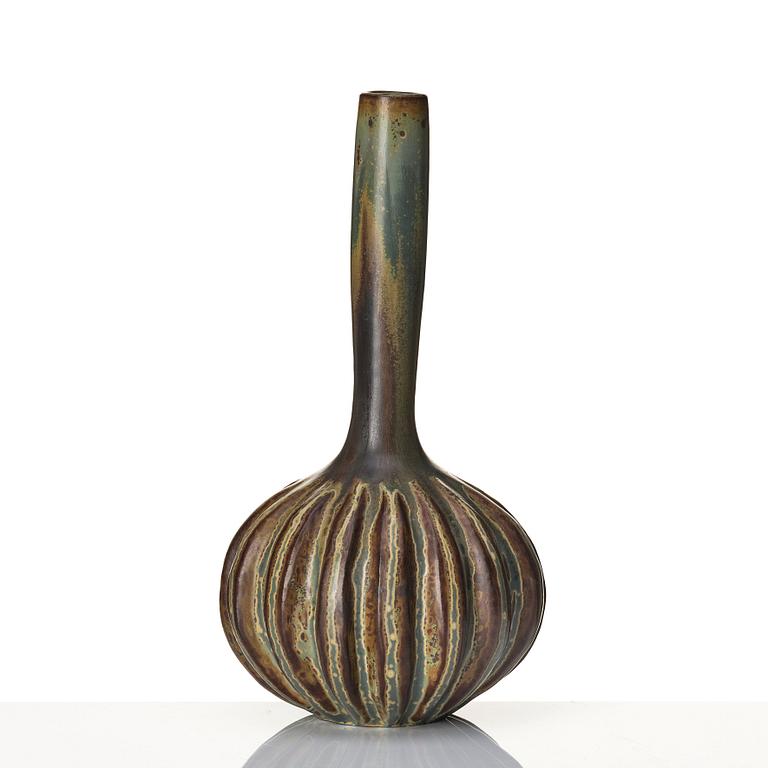 Axel Salto, a stoneware vase, Royal Copenhagen, mid 20th century.