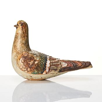 Tyra Lundgren, a stoneware sculpture of a dove, Gustavsberg, Sweden ca 1949.