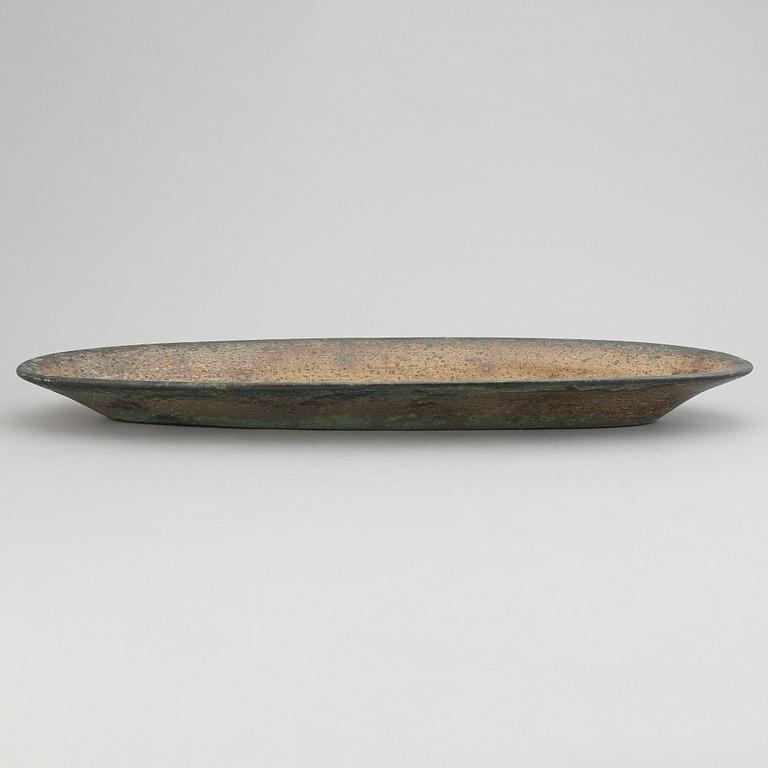 Hans Hedberg, a faience dish, Biot, France.