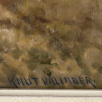 KNUT VALINDER, olja på duk, signerad.