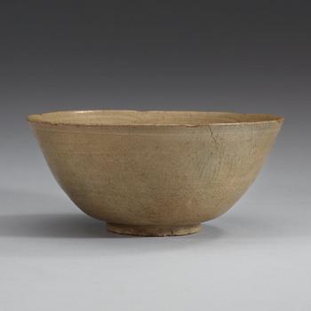 A celadon bowl, Song dynasty (960-1279).