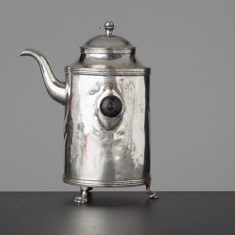 A late Gustavian circa 1800 coffee-pot.