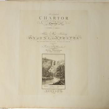 Med 28 graverade kartor över Sverige och Finland.