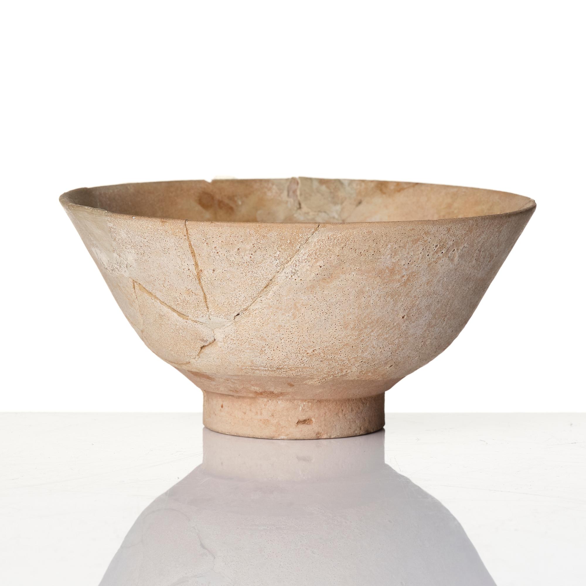 A Persian pottery bowl  13th century.