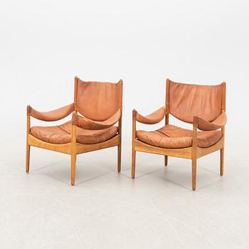 Kristian Solmer Vedel, a pair of "Modus" armchairs, Søren Willadsen, Denmark, 1960-.