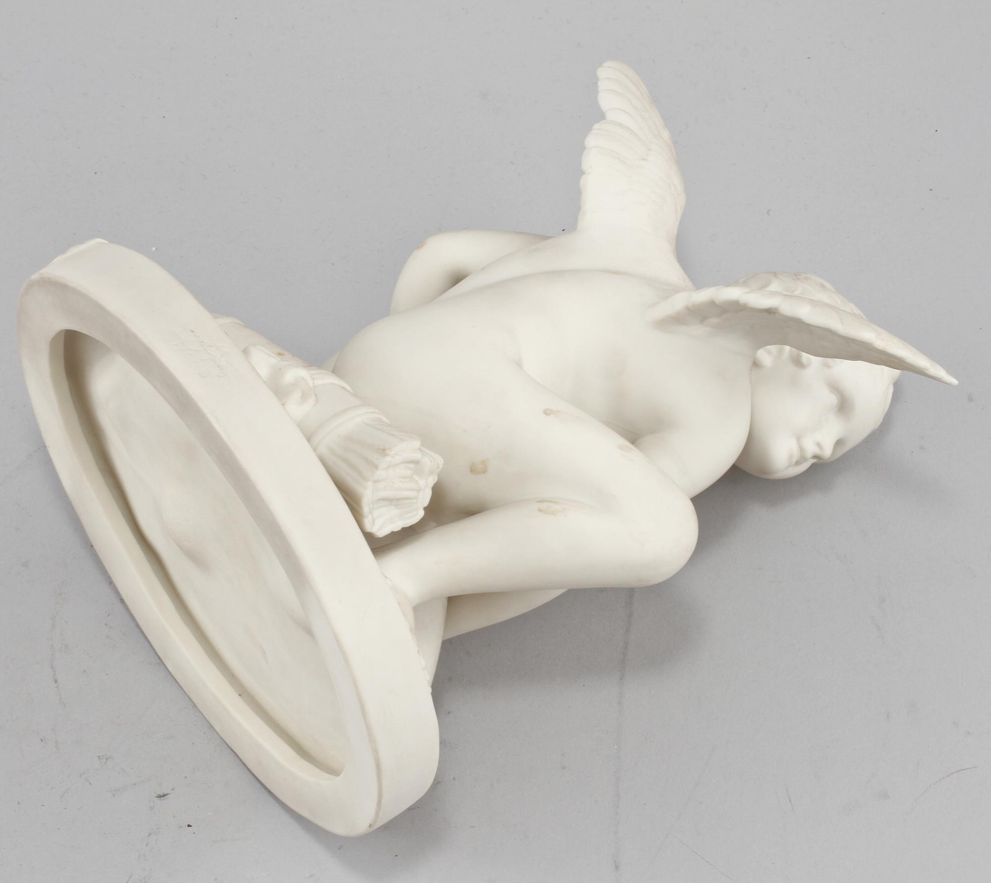 FIGURIN, parian, Gustafsberg, omkring 1900.