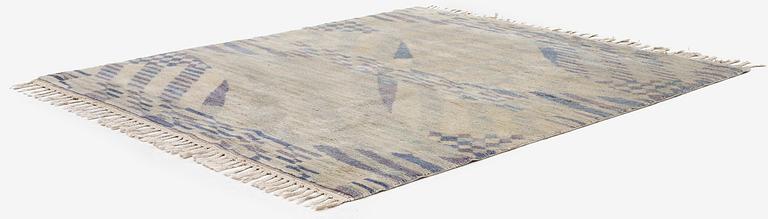 Barbro Nilsson, a carpet, 'Sandbotten', knotted pile, c. 215  x 186 cm, signed AB MMF BN.