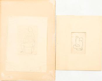 Arne Jones, Sketches 2 pcs.