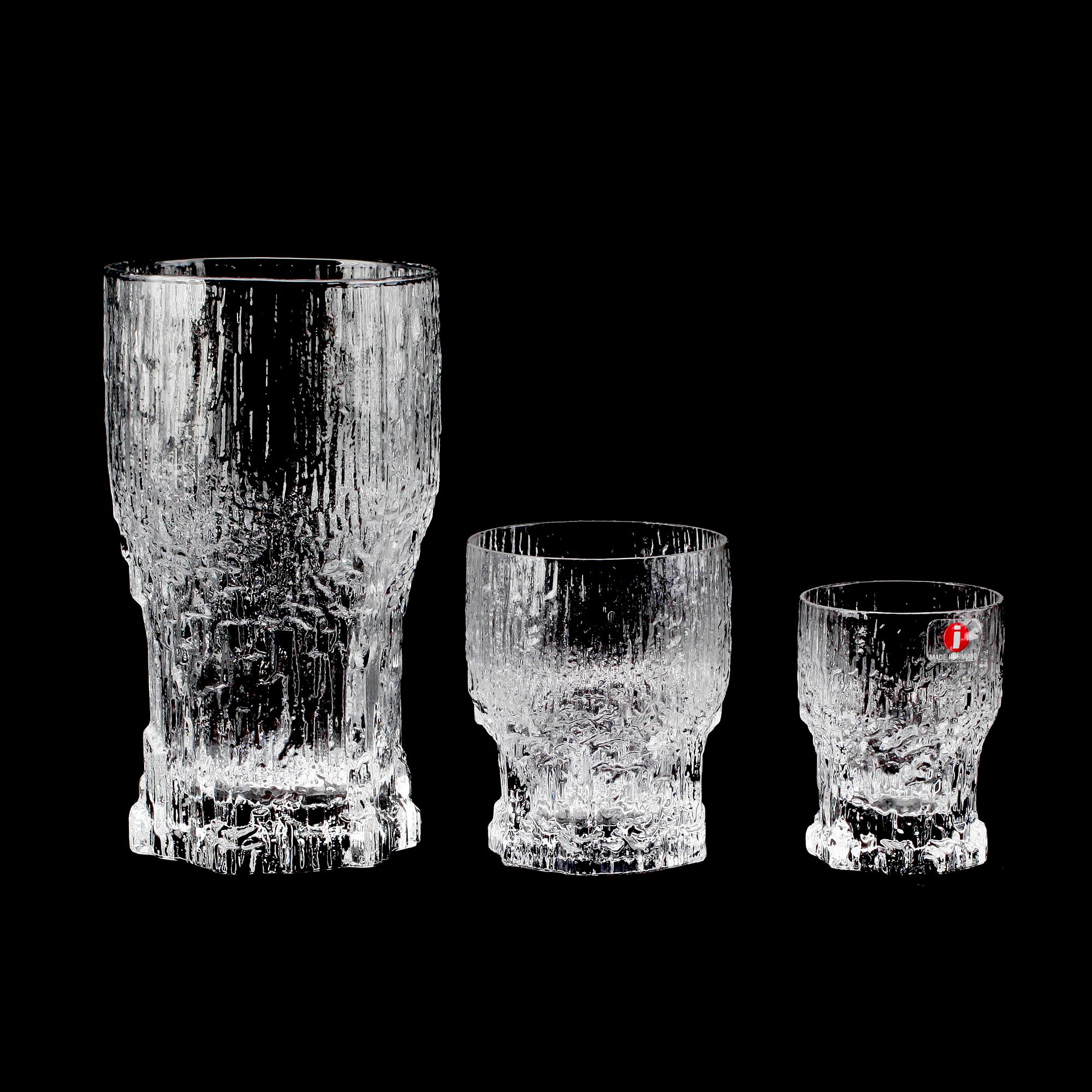 SERVISGLAS, 32 st, "Aslak", Tapio Wirkkala, Iittala.