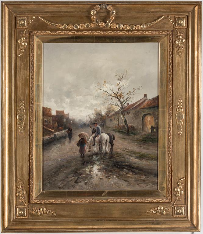 EMIL BARBARINI, oil on canvas, signed E. Barbarini.