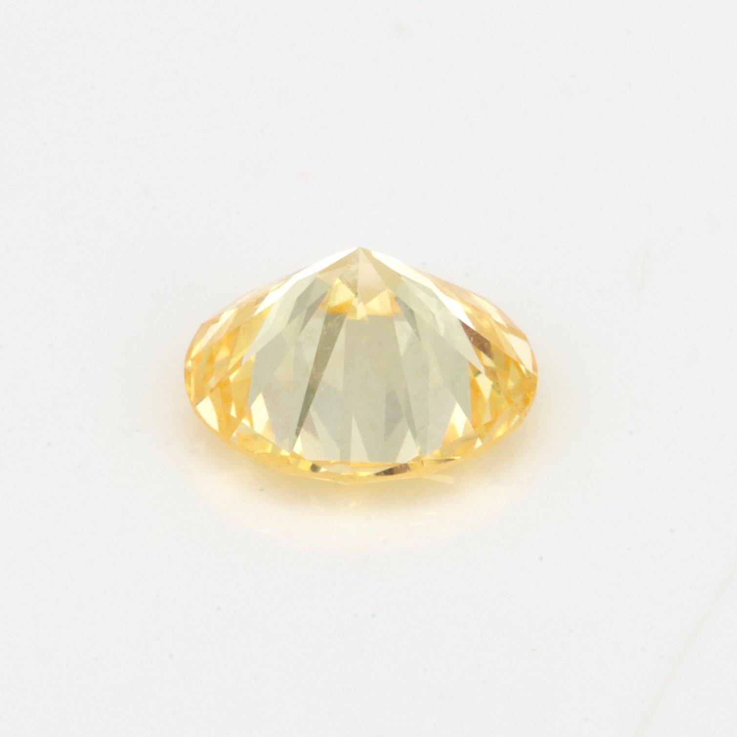 LÖS DIAMANT, fancy light yellow/VVS 0.98ct.