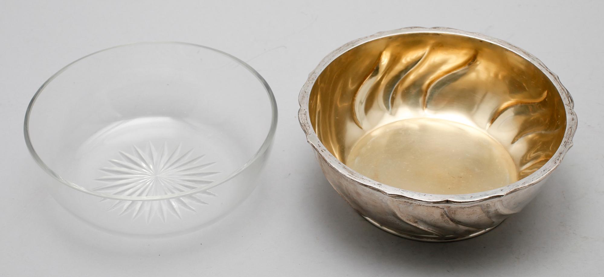 SKÅL, silver, Stockholm 1917. Vikt ca 429 g.