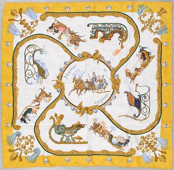 SCARF, "Plumes et Grelots", Hermès.