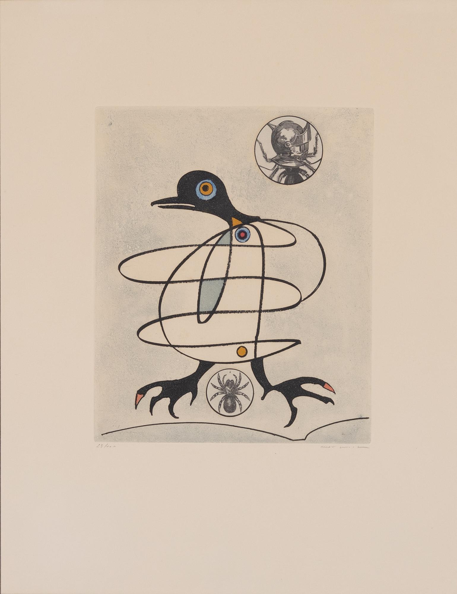 Max Ernst, Utan titel, ur "Oiseaux en Péril".