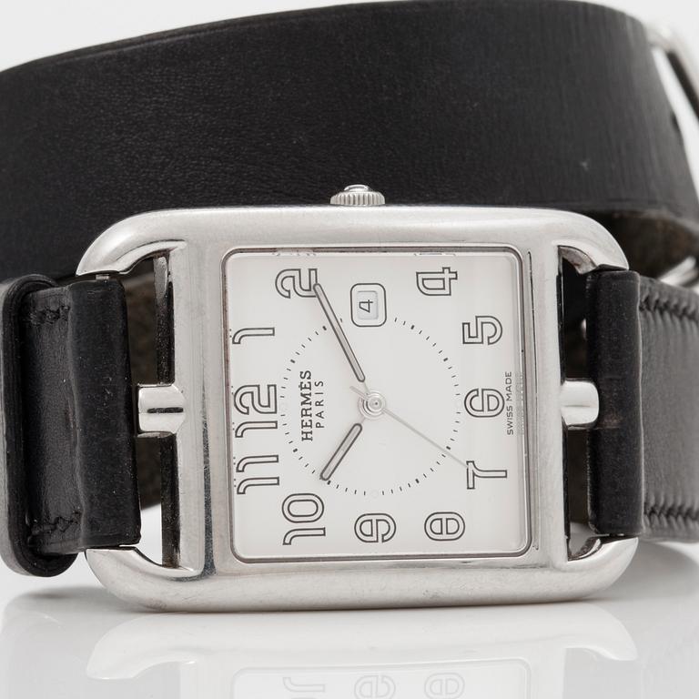 HERMÈS, Cape Cod, wristwatch, 29 x 29,5 (41) mm,.