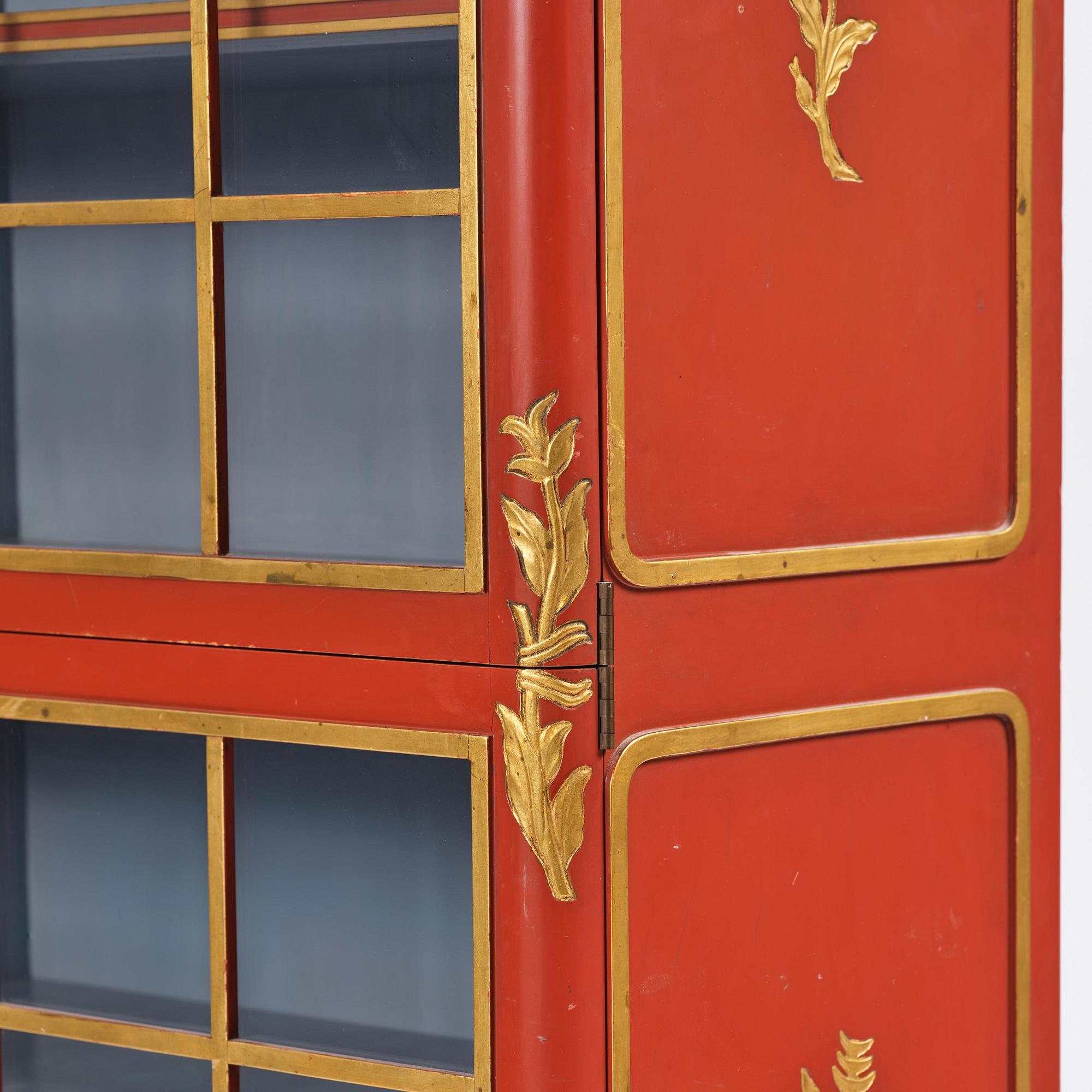 Carl Malmsten, a Swedish Grace showcase cabinet, cabinetmaker Albin Johansson, Stockholm, for Villa Kvikkjokk, 1928.