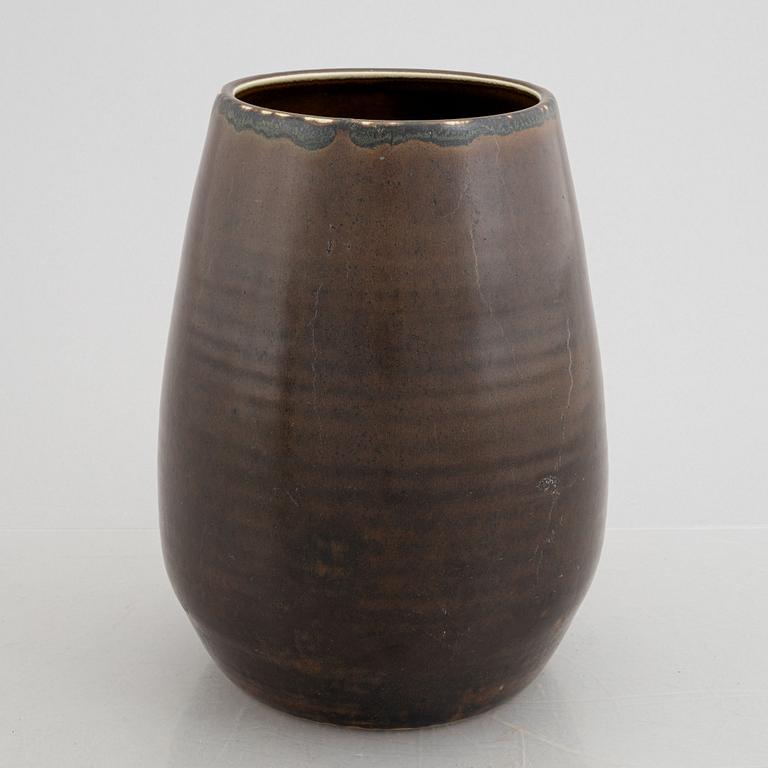 Carl-Harry Stålhane, a unique stoneware vase, Rörstrand 1960.