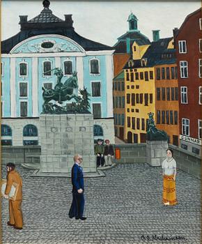 Bengt O. Abrahamsson, St George and the Dragon, Gamla Stan.