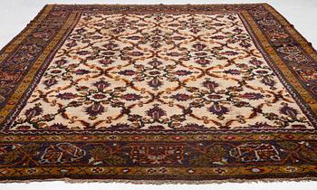 A Masulipatnam carpet, north India, c. 402 x 333 cm.