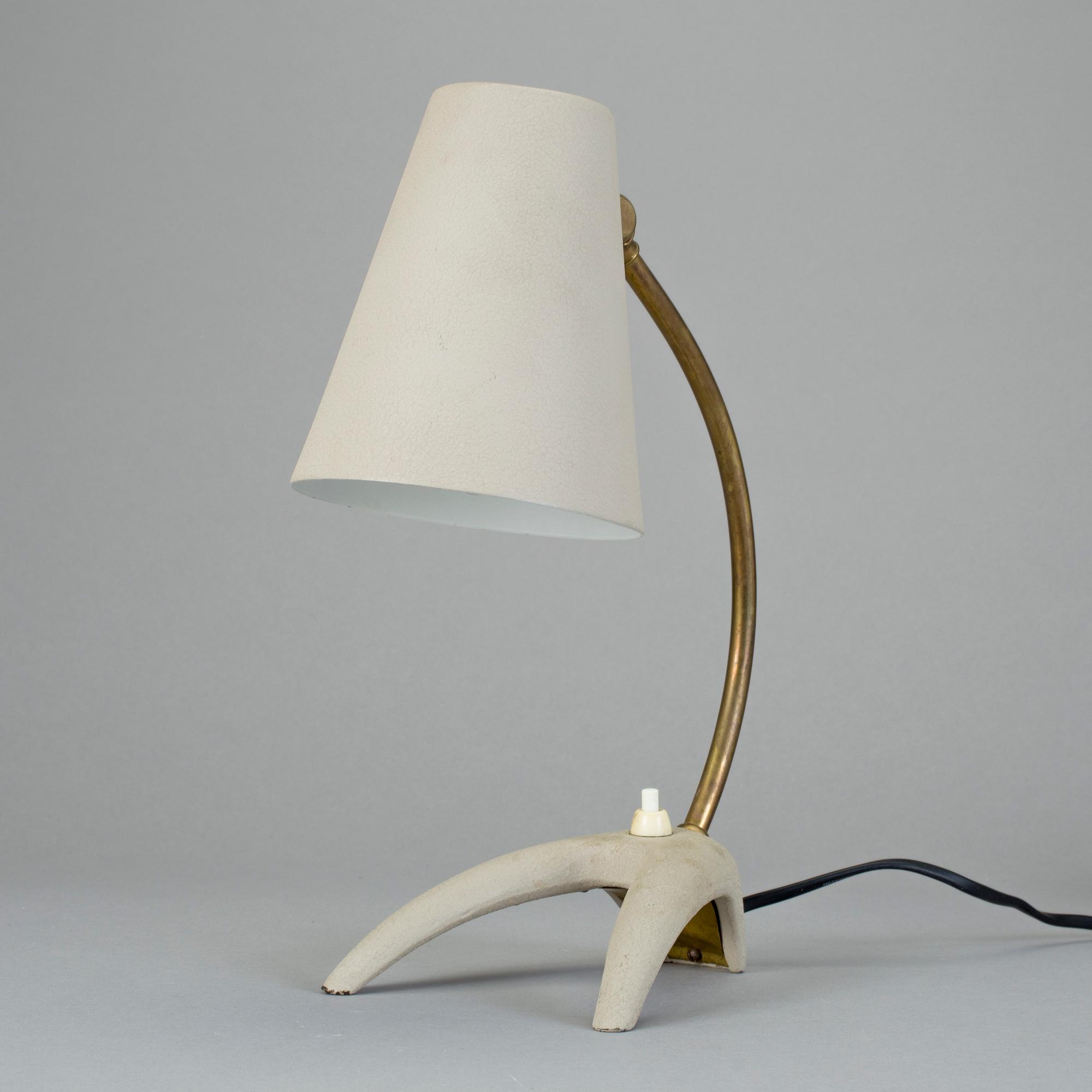 BORDSLAMPA, BVÅ, 1900-talets mitt.