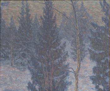 Wilhelm Behm, Winter Landscape.