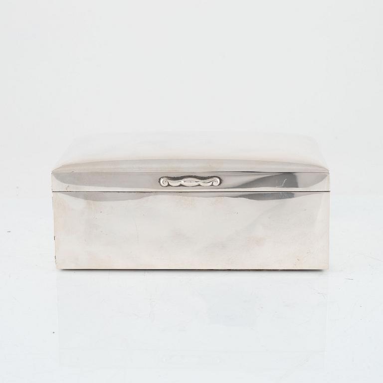 A Swedish Silver Box, mark of CG Hallberg, Stockholm 1924.