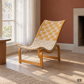 Bruno Mathsson, Lounge chair, model 36, Karl Mathsson, Värnamo 1938.