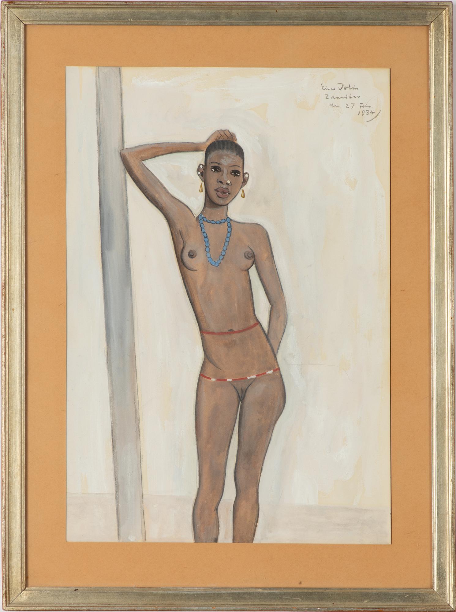 Einar Jolin, Ung kvinna Zanzibar.