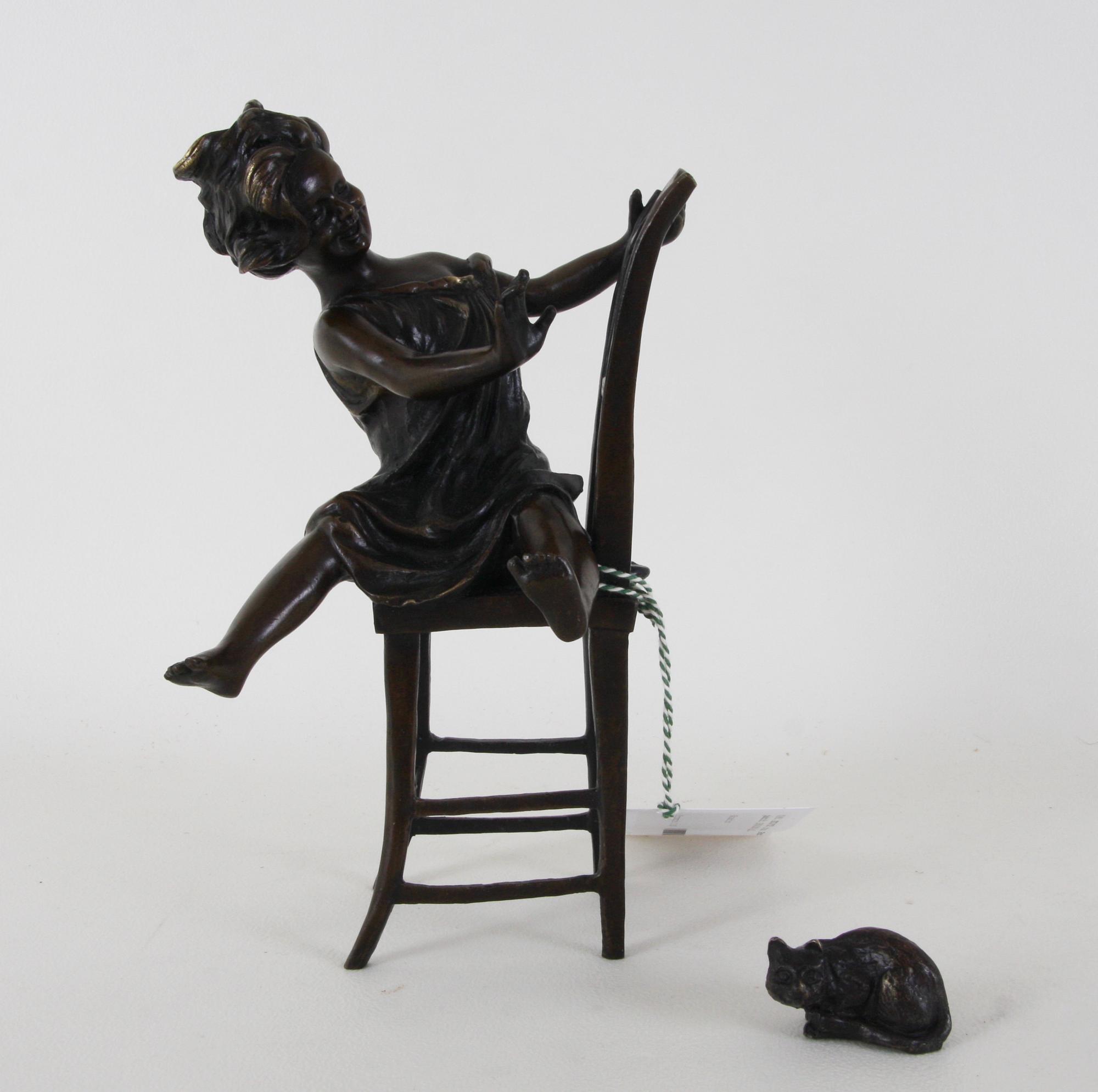 OKÄND KONSTNÄR, skulptur, brons, Paris, 1900/2000-tal, bär påskrift.