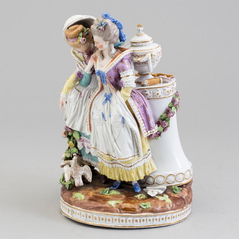 MEISSEN, figurin av porslin, Marcolinis period (1774-1814).