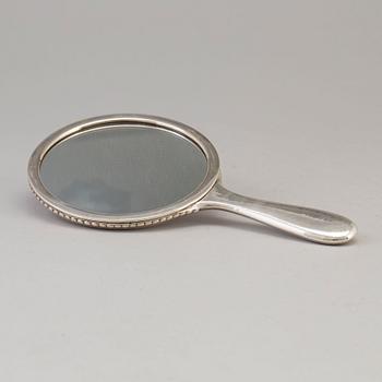 A Swedish silver hand mirror, maker's mark K. Anderson, Stockholm 1919.