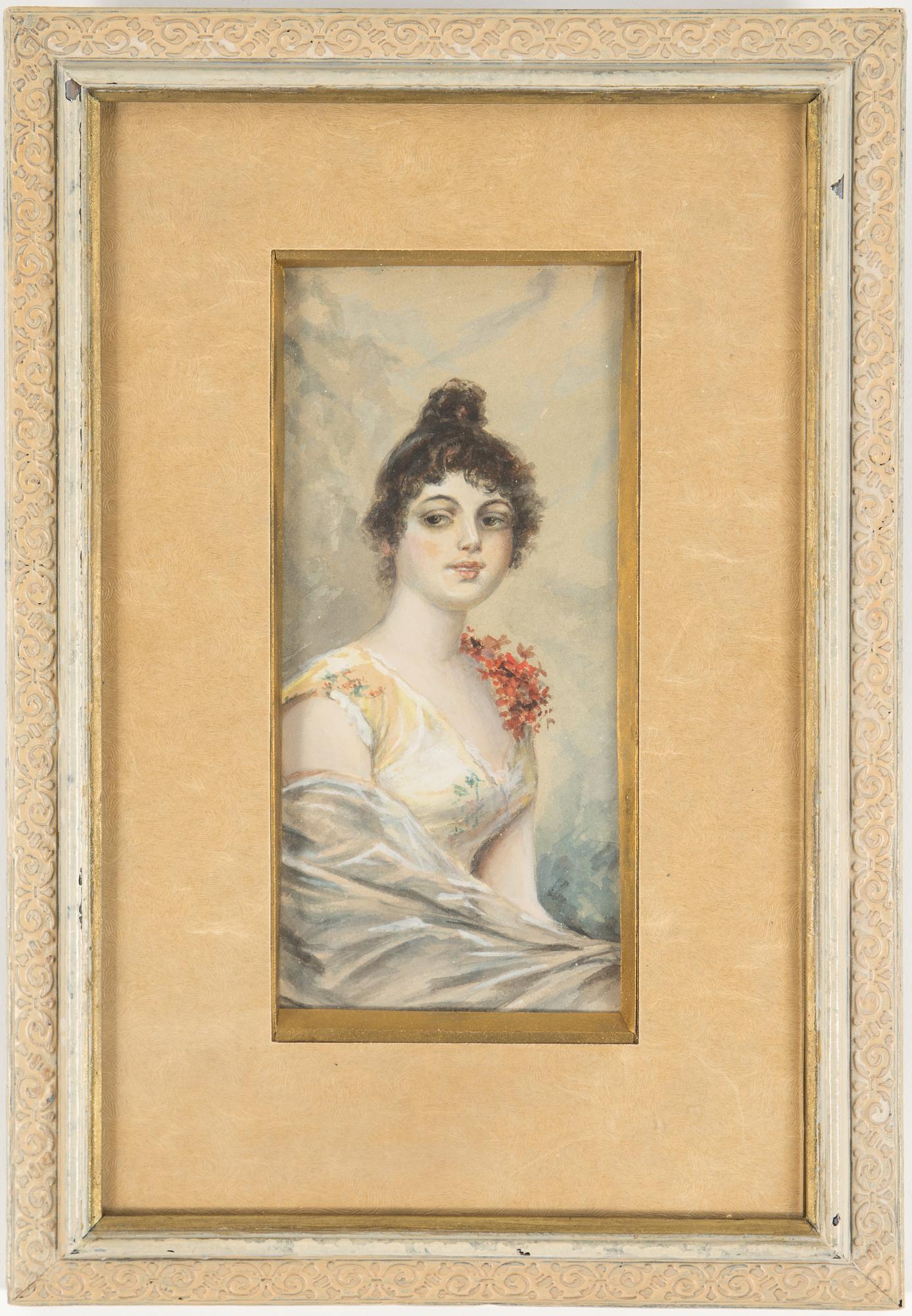 UNKNOWN ARTISTS, two watercolours from late 19th century.