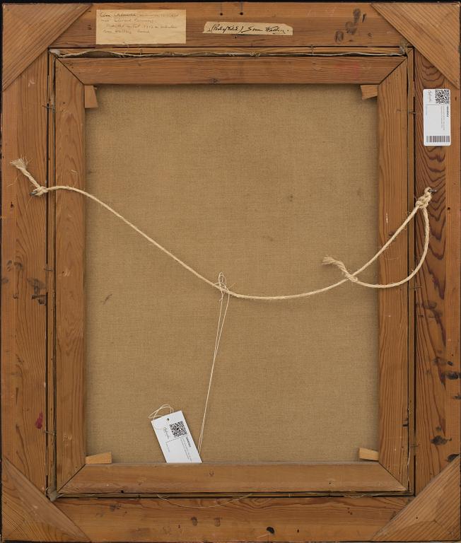 SVEN WALBERG, olja på duk, signerad och daterad 1913.