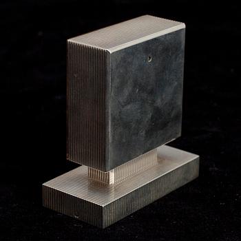 CARTIER BAROMETER, silver, guld. Frankrike 1930-t.